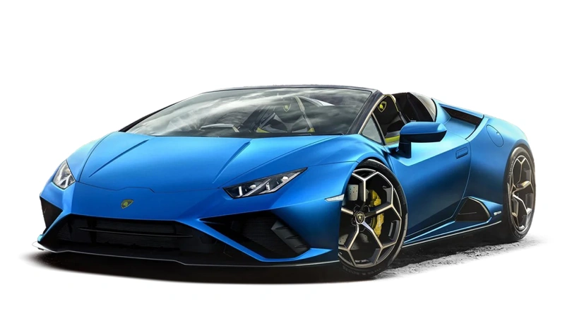 Hyr en Lamborghini Huracan EVO Spyder (Automatisk, 5.2 L Bensin, 2 Platser) på Teneriffa