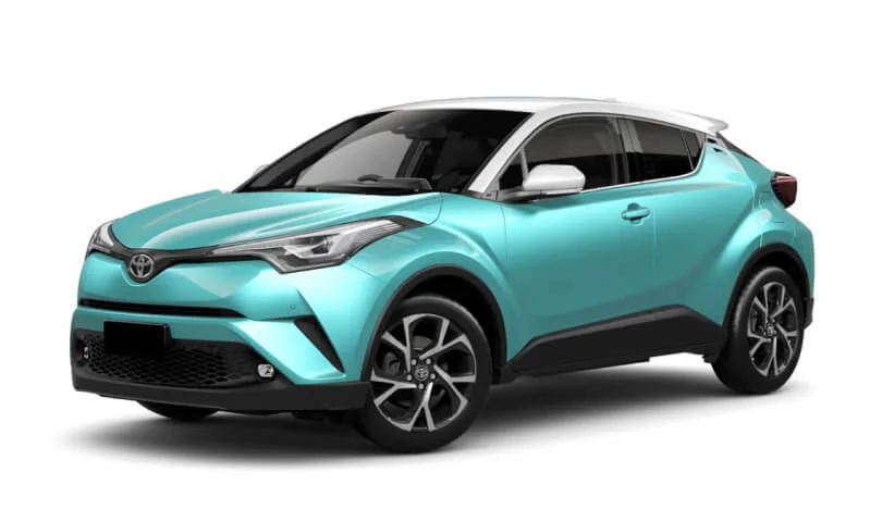 Hyr en Toyota C-HR Hybrid (Automatisk, 2.0 L Bensin, 5 Platser) på Teneriffa